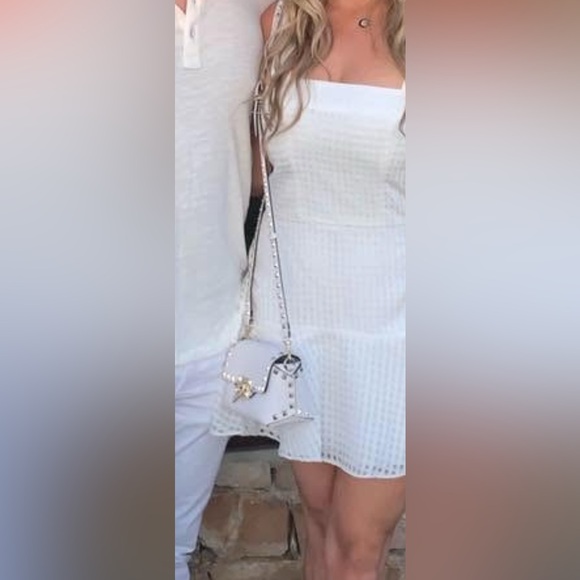 Valentino Garavani white bag with yellow studs in great condition - Picture 13 of 13